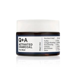 Q+A Masque facial au charbon actif