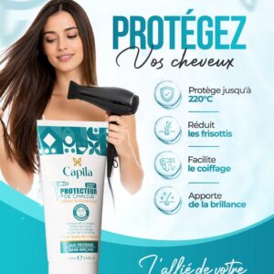 CAPILA – Protecteur de Chaleur Lissant et Reparateur – 100ml